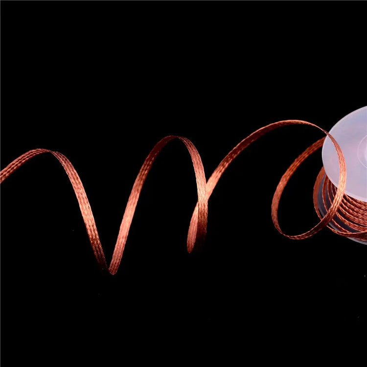 1PC 2.0mm 3.5mm 1.5M Welding Wires Desoldering Braid Solder Remover Wick Wire Repair Tool Shenzhen Lefavor tool&