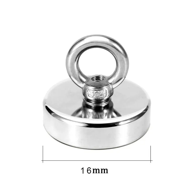 Super Strong Neodymium Fishing Magnets Heavy Duty imanes Magnet with Countersunk Hole Eyebolt for Salvage Magnetic Fishing Shop1102985420 Store