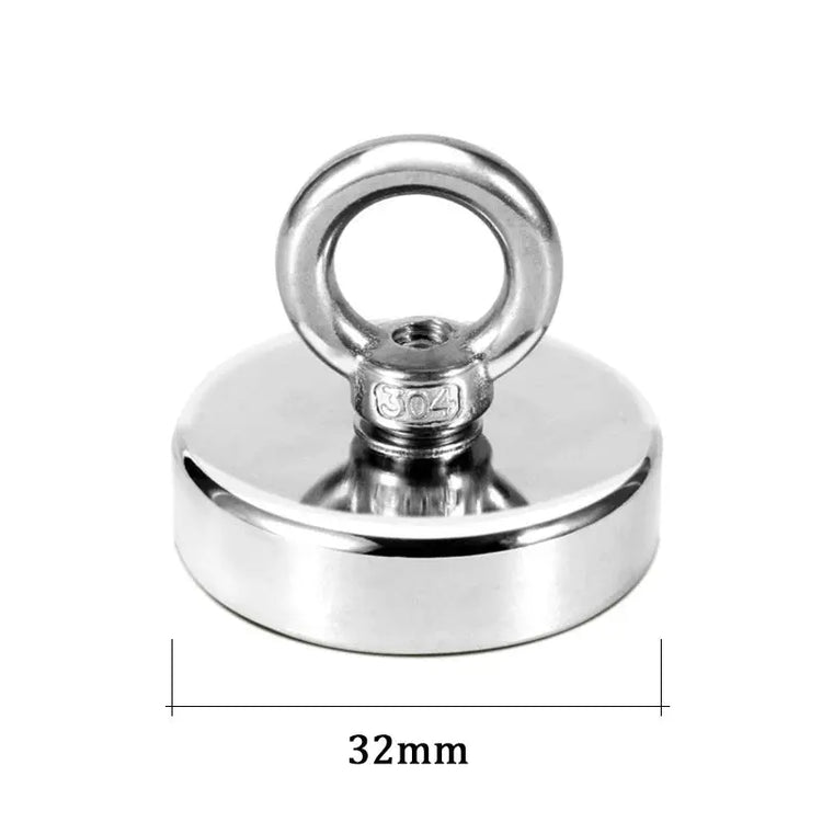 Super Strong Neodymium Fishing Magnets Heavy Duty imanes Magnet with Countersunk Hole Eyebolt for Salvage Magnetic Fishing Shop1102985420 Store