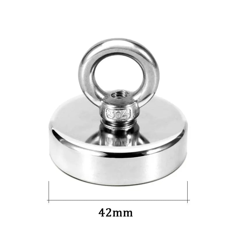 Super Strong Neodymium Fishing Magnets Heavy Duty imanes Magnet with Countersunk Hole Eyebolt for Salvage Magnetic Fishing Shop1102985420 Store