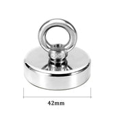 Super Strong Neodymium Fishing Magnets Heavy Duty imanes Magnet with Countersunk Hole Eyebolt for Salvage Magnetic Fishing Shop1102985420 Store